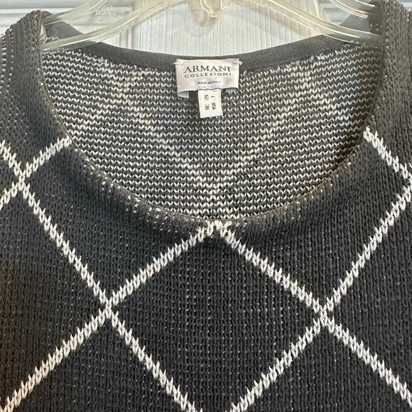 Armani Collezioni Scoop Neck Pullover Sweater Size Medium - Picture 3 of 5